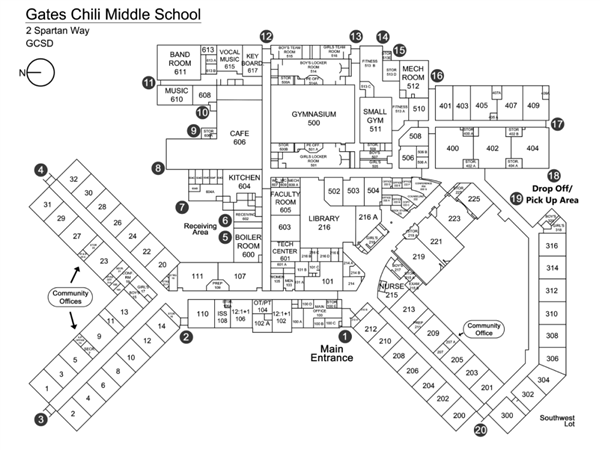 GCMS map